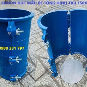 Khuôn đúc mẫu bê tông hình trụ 150x300