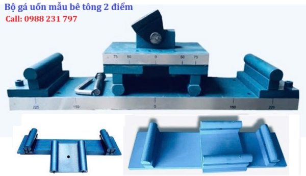 bộ gá uốn mẫu bê tông 2 điểm