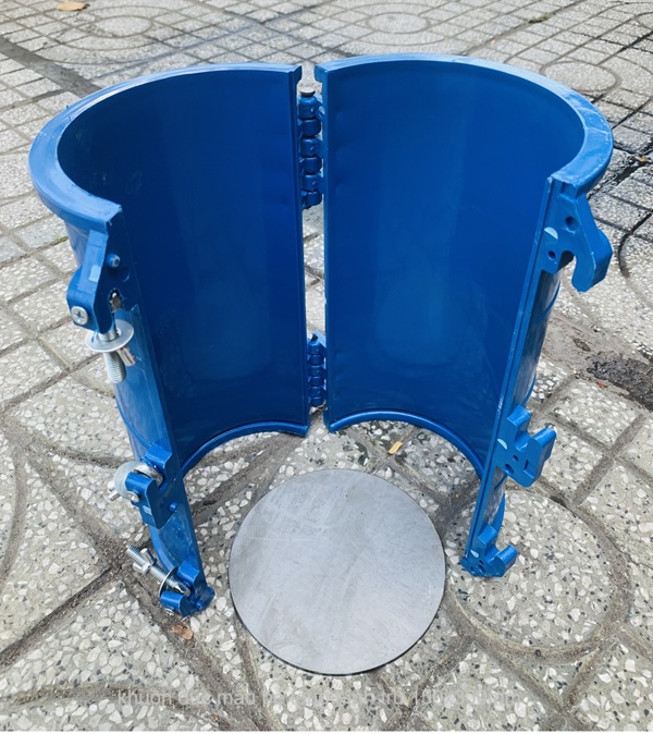 khuôn đúc mẫu bê tông hình trụ 150x300mm