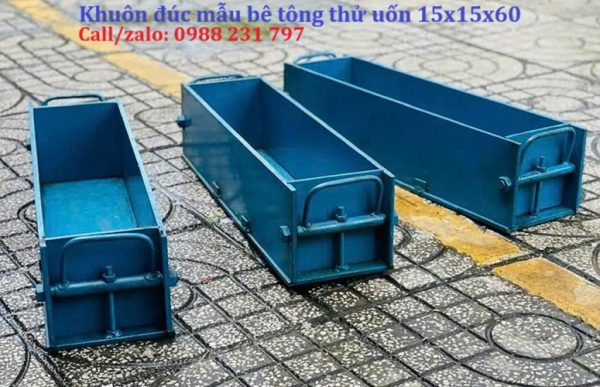 khuôn đúc mẫu bê tông thử uốn 15x15x60
