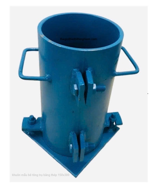 khuôn mẫu bê tông trụ bằng thép 150x300