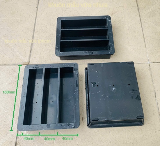 khuôn mẫu vữa nhựa 40.40.160