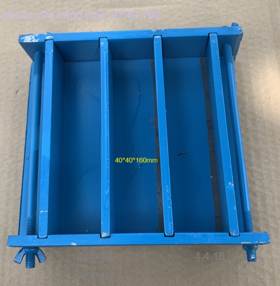 khuôn vữa thép 40x40x160