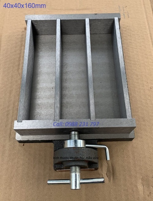 kích thước khuôn đúc mẫu vữa